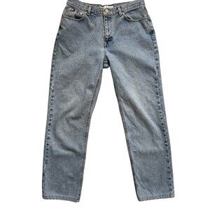 Tommy Hilfiger Vintage Mid Rise Blue Denim Jeans-Sz 10-Straight Leg Y2K 2001 VTG